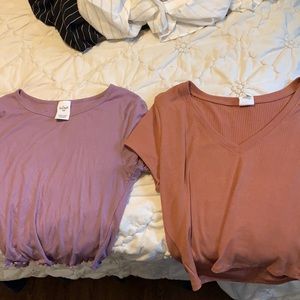 2 t shirts XL and LARGE